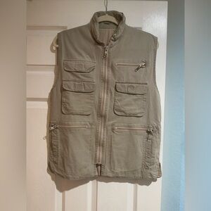 Banana Republic Vintage Women’s Utility Safari Vest - Tan S